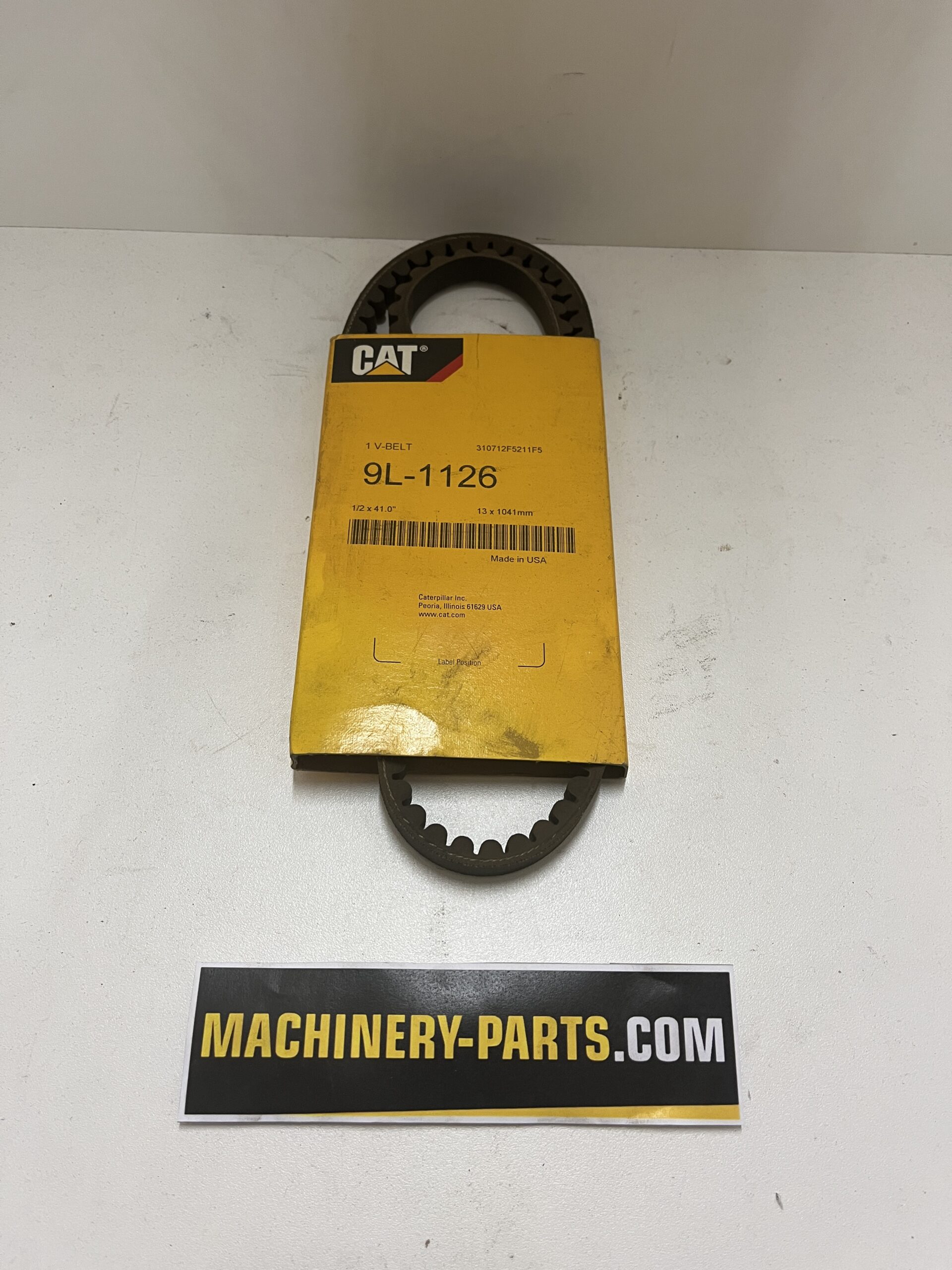 CAT 1041MM LONG RAW EDGE COGGED V-BELT 9L-1126 / 9L1126